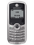 Best available price of Motorola C123 in Czech